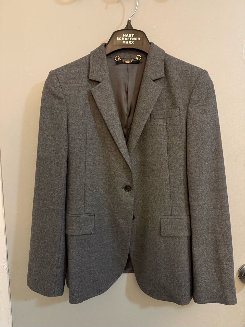 Gucci Gray Two-Button Wool Sport Coat